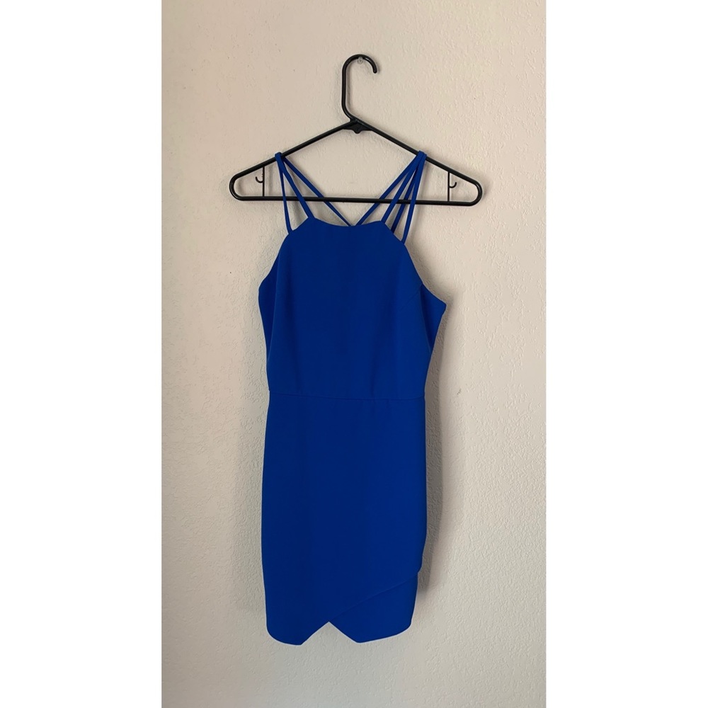One Clothing Women’s Small Blue Strappy Mini Dress